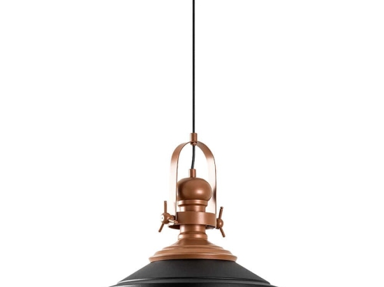Φωτιστικό Οροφής Craft 584TTM2120 Φ40x130cm 1xE27 40W Black Opviq