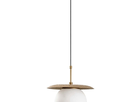 Φωτιστικό Οροφής Anemon 521SHN3493 Φ30x125cm 1xE27 40W Gold Opviq