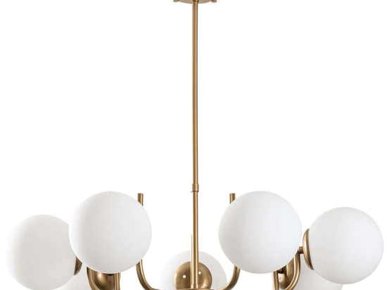 Φωτιστικό Οροφής Antler 521SHN3501 Φ74x70cm 7xE14 40W Gold Opviq
