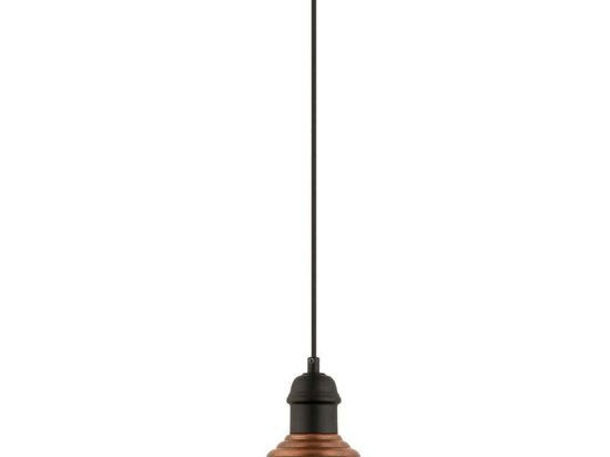 Φωτιστικό Οροφής 518LMS1108 Φ28x125cm 1xE27 40W Vintage Bronze Opviq