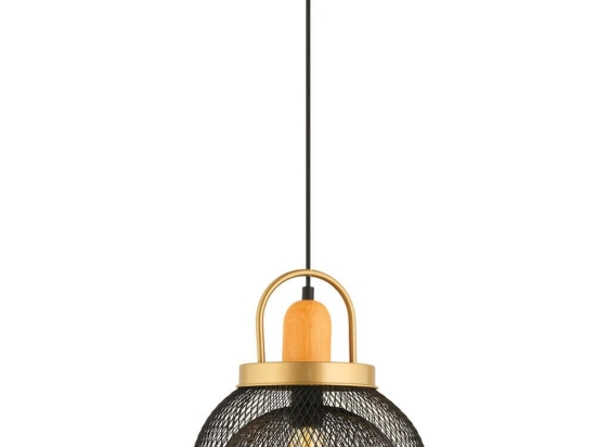 Φωτιστικό Οροφής 518LMS1129 Φ29x131cm 1xE27 40W Black Opviq