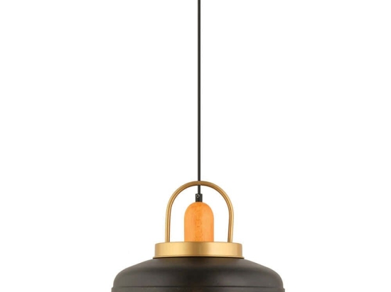Φωτιστικό Οροφής 518LMS1130 Φ32x132cm 1xE27 40W Black Opviq