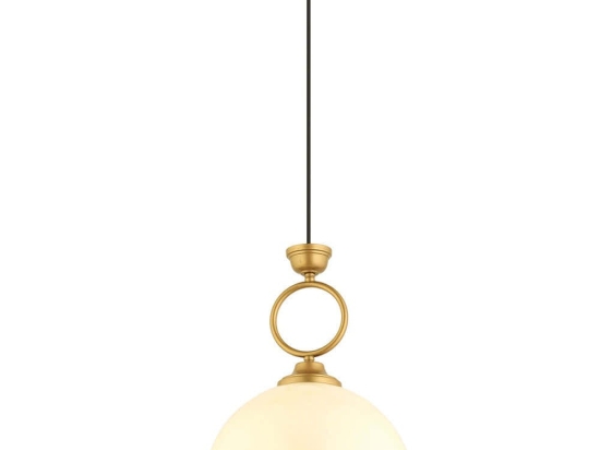 Φωτιστικό Οροφής 518LMS1131 Φ26x136cm 1xE27 40W White-Gold Opviq