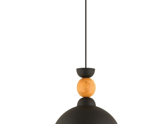 Φωτιστικό Οροφής 518LMS1135 Φ30x130cm 1xE27 40W Black Opviq