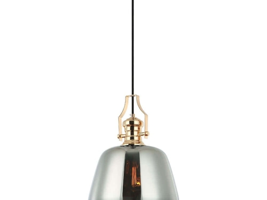 Φωτιστικό Οροφής Cabana 341LCA1105 Φ30x178cm 1xE27 40W Gold-Silver Opviq