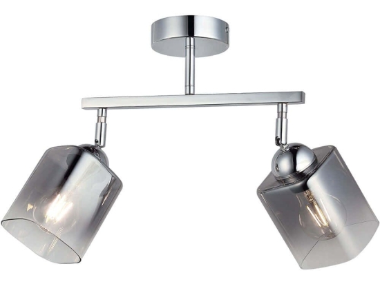 Φωτιστικό Οροφής - Πλαφονιέρα Rayo 341LCA1120 36x32cm 2xE27 40W Chrome Opviq