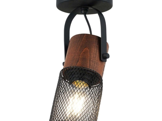 Φωτιστικό Οροφής - Σποτ Lema 341LCA1125 10x27cm 1xE27 40W Black Opviq