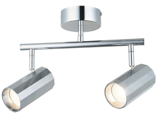 Φωτιστικό Οροφής - Σποτ Oktano 341LCA1148 30x23cm 2xGU10 7W Chrome Opviq