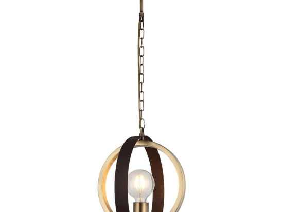 Φωτιστικό Οροφής Tado 341LCA1150 28x76cm 1xE27 40W Brown-Gold Opviq