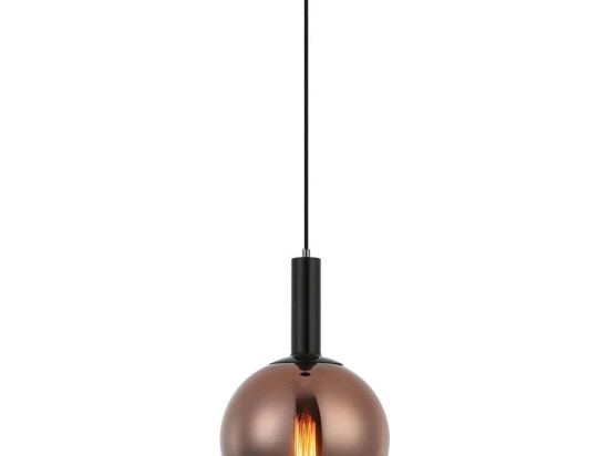 Φωτιστικό Οροφής Vanetta 341LCA1179 Φ25x170cm 1xE27 40W Black-Bronze Opviq