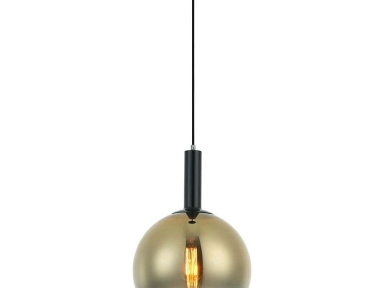 Φωτιστικό Οροφής Vanetta 341LCA1202 30x180cm 1xE27 40W Black-Gold Opviq