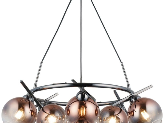Φωτιστικό Οροφής Bena 341LCA1237 82x128cm 6xE27 40W Silver Opviq