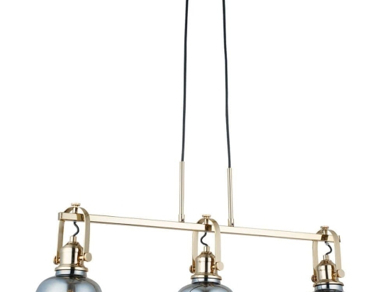 Φωτιστικό Οροφής - Ράγα Mago 341LCA1239 72x125cm 3xE27 40W Gold Opviq