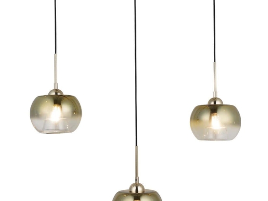 Φωτιστικό Οροφής - Ράγα Karden 341LCA1244 81x180cm 3xE27 40W Gold Opviq