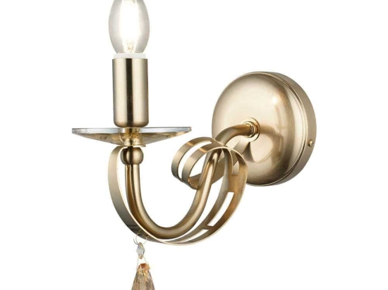 Φωτιστικό Τοίχου - Απλίκα Castro 341LCA1603 26x32cm 1xE14 40W Gold Opviq