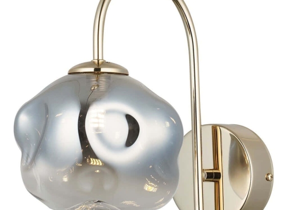 Φωτιστικό Τοίχου - Απλίκα Herman 341LCA1604 23x23cm 1xG9 10W Gold Opviq