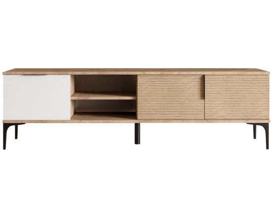 Έπιπλο Τηλεόρασης Tarz 360ALE1702 180x33x49cm White-Oak