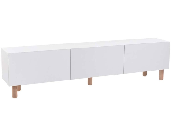 Έπιπλο Tηλεόρασης Alvin 327ODS1255 180x31,4x42cm White