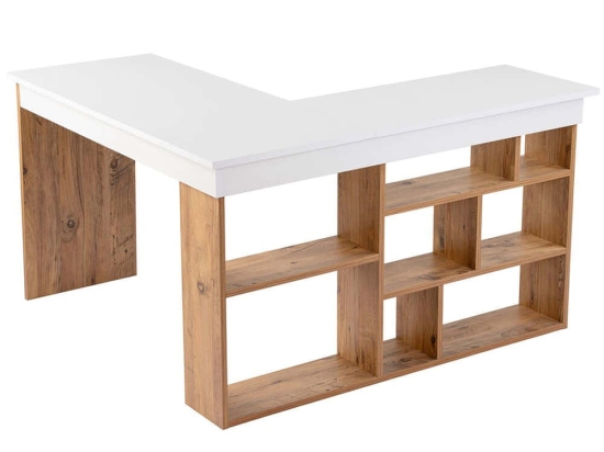 Γραφείο Vesper 241NRD1110 130x50x72cm White-Pine