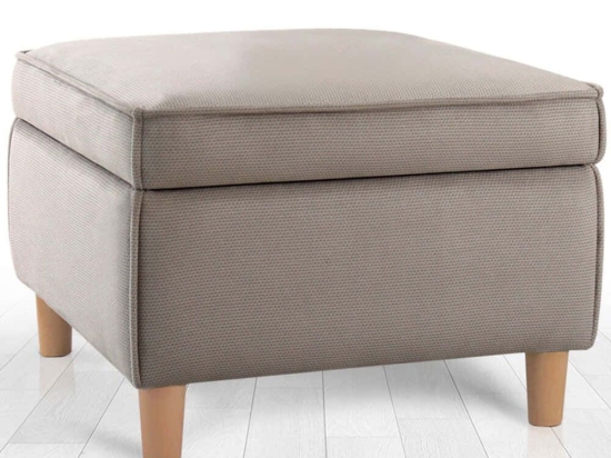 Σκαμπό Με Αποθηκευτικό Χώρο Roscen 209FLF1418 63x63x43cm Brown