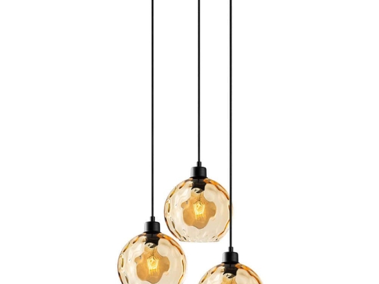 Φωτιστικό Οροφής Benek 521SHN3544 44x44x120cm 3xE27 40W Yellow Opviq