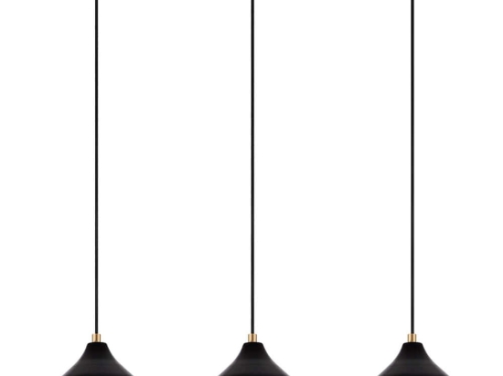 Φωτιστικό Οροφής - Ράγα Yildo 892OPV2133 67x17x111cm 3xE27 40W Black Opviq
