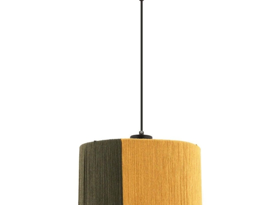 Φωτιστικό Οροφής Cane 390FLH2412 30x30x65cm E27 45/60W Green-Yellow Opviq