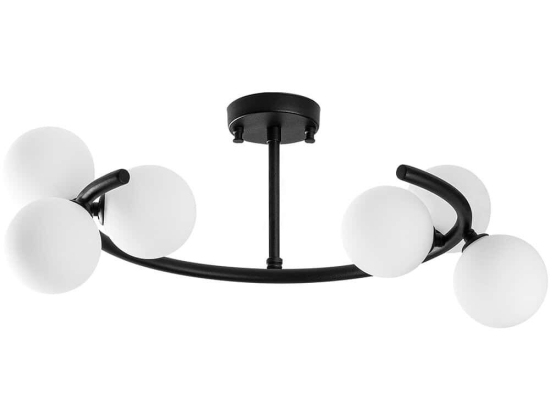 Φωτιστικό Οροφής - Πλαφονιέρα Luminar 521SHN3580 55x50x30cm 6xG9 10W Black Opviq
