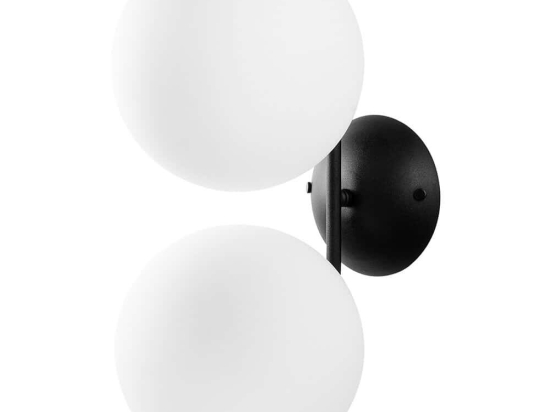 Φωτιστικό Τοίχου - Απλίκα Luminar 521SHN2246 20x27x42cm 2xG9 10W Black-White Opviq