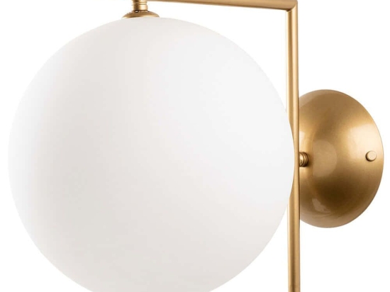 Φωτιστικό Τοίχου - Απλίκα Luminar 521SHN2249 25x43x30cm 1xG9 10W Gold-White Opviq