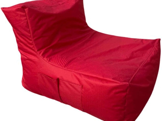 Πουφ Αδιάβροχο Sedir 535PFT1200 75x95x70cm Red