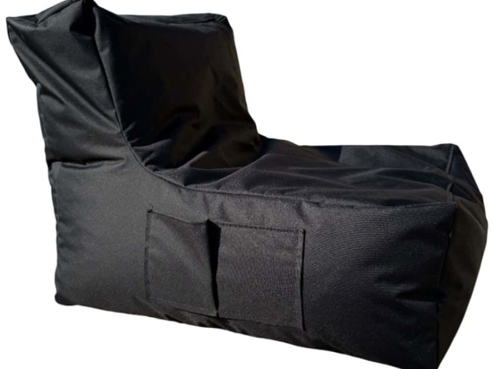 Πουφ Αδιάβροχο Sedir 535PFT1205 75x95x70cm Black