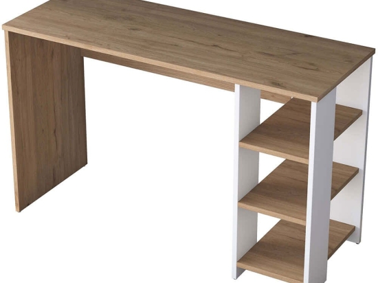 Γραφείο 893RAN2713 120x45x73,8cm White-Walnut