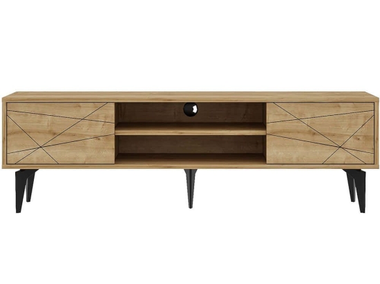 Έπιπλο Τηλεόρασης Brendon 327ODS1259 160x39,6x48,2cm Oak