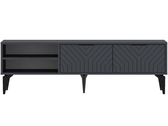 Έπιπλο Τηλεόρασης Regina 327ODS1265 160x29,6x50cm Anthracite