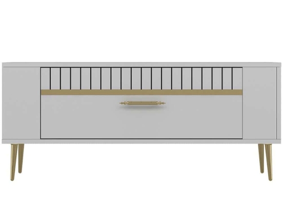 Έπιπλο Τηλεόρασης Retrolp 475OLV2971 120x26,4x48,2cm White-Gold