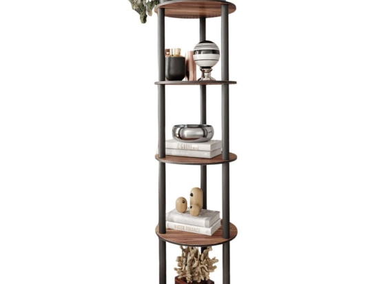 Ραφιέρα Δαπέδου 282PTR1126 Φ34x140cm Walnut