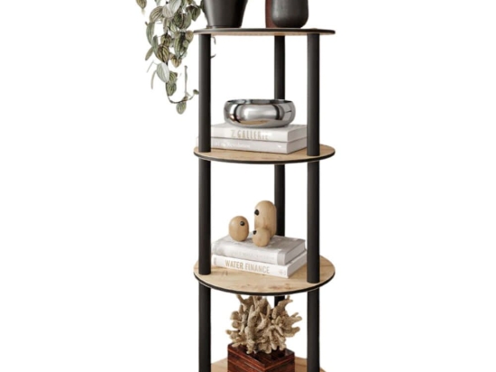 Ραφιέρα Δαπέδου 282PTR1129 Φ34x106cm Oak
