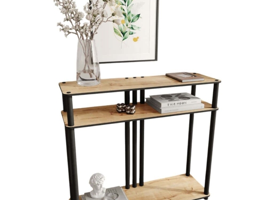 Κονσόλα Garcia 282PTR1150 90x30x84cm Oak Mdf,Ξύλο