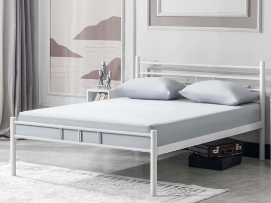 Κρεβάτι K70 (Για Στρώμα 160x200cm) 319HBV1189 160x200x95cm White Διπλό