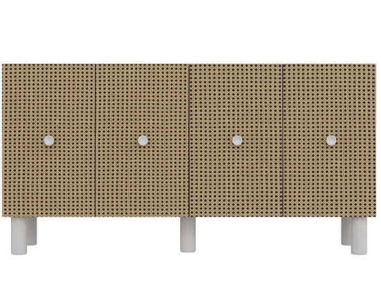 Μπουφές Mono Bohem 475OLV3138 150x35x75cm Oak Μοριοσανίδα, Μελαμίνη