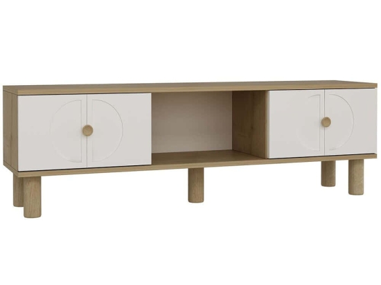 Έπιπλο Τηλεόρασης Inci Bohem 475OLV1472 150x29,6x40,6cm Oak-White