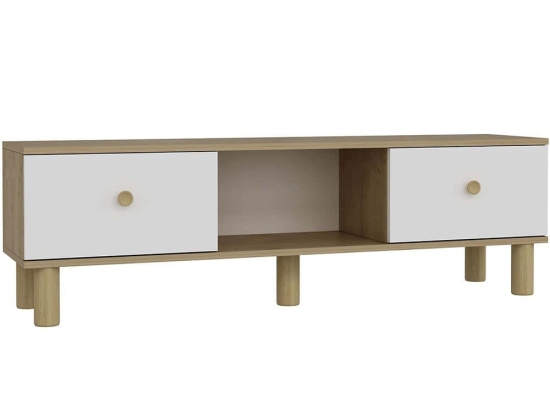 Έπιπλο Τηλεόρασης Mono 475OLV1476 150x29,6x40,6cm Oak-White