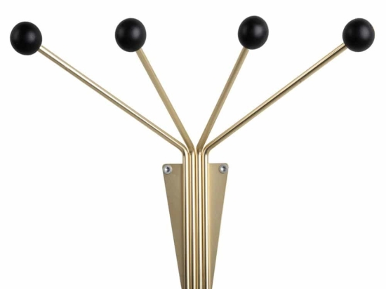 Κρεμάστρα Neptune PT4007BK 21x11,5cm Gold-Black Present Time Μέταλλο