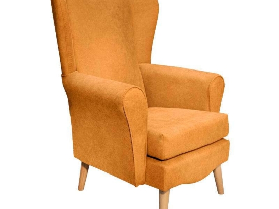 Πολυθρόνα 872-92-013 80x80x114cm Mustard