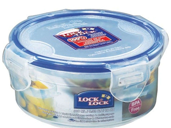 Δοχείο Φαγητού HPL932 11cm 300ml Clear-Blue Lock & Lock Πολυπροπυλένιο
