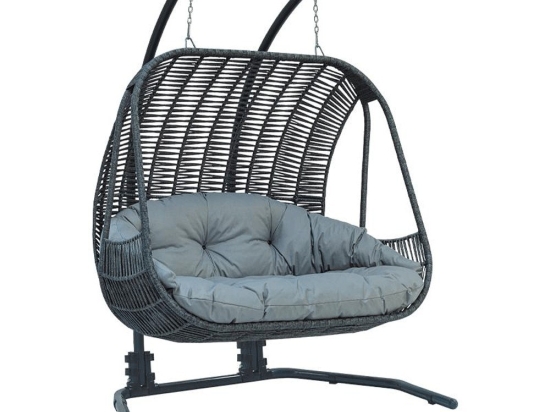 Κούνια   - Φωλιά 2 Θέσεων Tarun Rope 894-123-025 177x140x200cm Grey