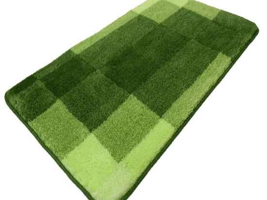 Πατάκι Μπάνιου Mix 9107 Kiwi Green Kleine Wolke 55Χ65 Acrylic