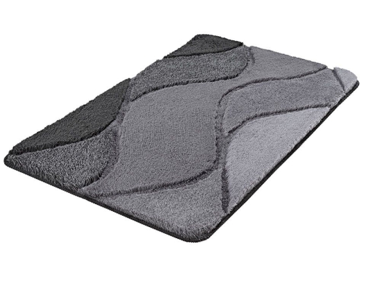 Πατάκι Μπάνιου Fiona 9128 Dark Grey Kleine Wolke 55Χ65 Acrylic