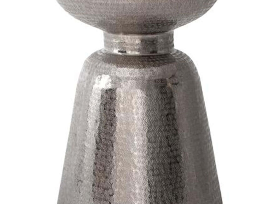 Σκαμπό 953-124-002 39x50cm Silver